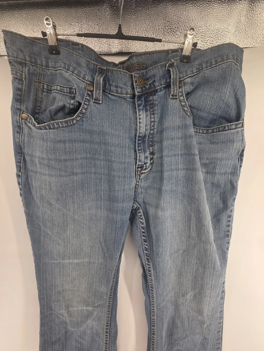 Cody James Jeans Mens 40x32 Blue Straight  Cowboy Rodeo Workwear 5 Pocket Logo
